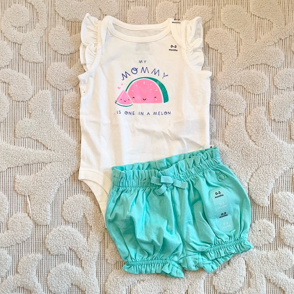 Baby Gap girl watermelon outfit NWT!